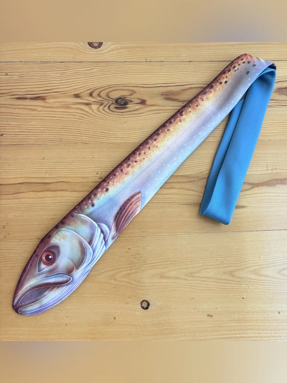 Ralph Marlin FISH TIE 1986 Vintage King Salmon Perfect Condition